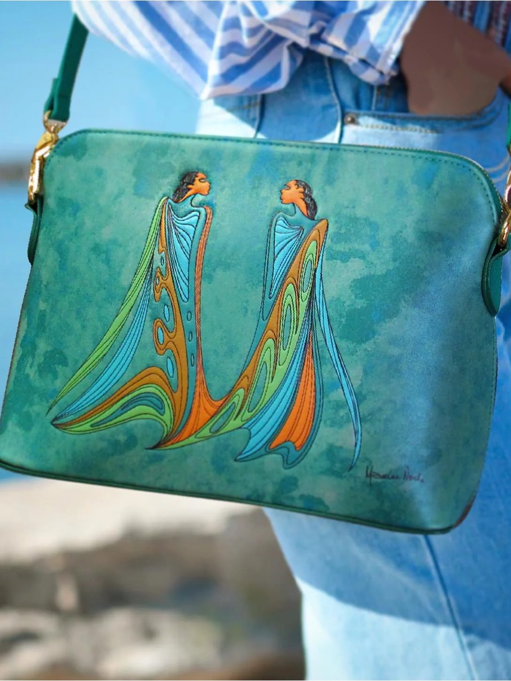✨ NEW MAXINE NOEL FRIENDS PURSE ARTSY RARE